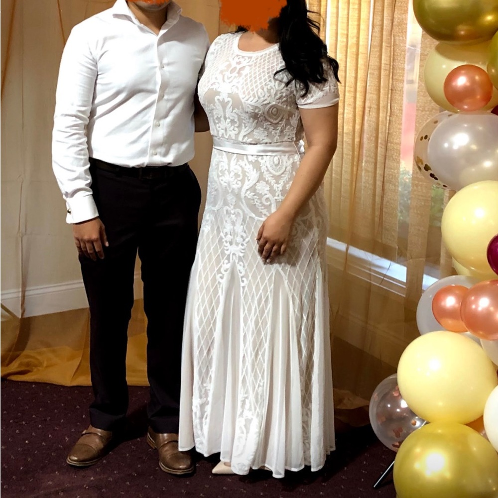 White gown